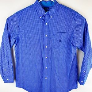 Chaps Ralph Lauren Easy Care Button Down Large